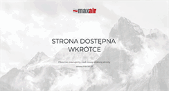 Desktop Screenshot of maxair.pl